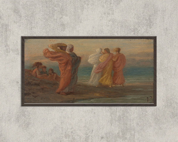 Elihu Vedder — The Music Party | Symbolist Art Print