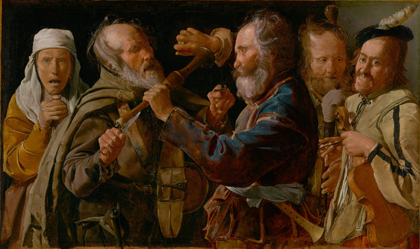 Georges de La Tour — The Musicians' Brawl | Fine Art Print