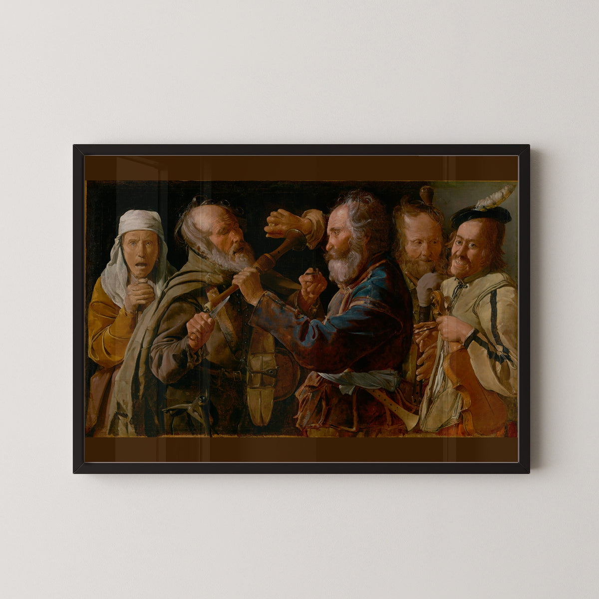 Georges de La Tour — The Musicians' Brawl | Fine Art Print