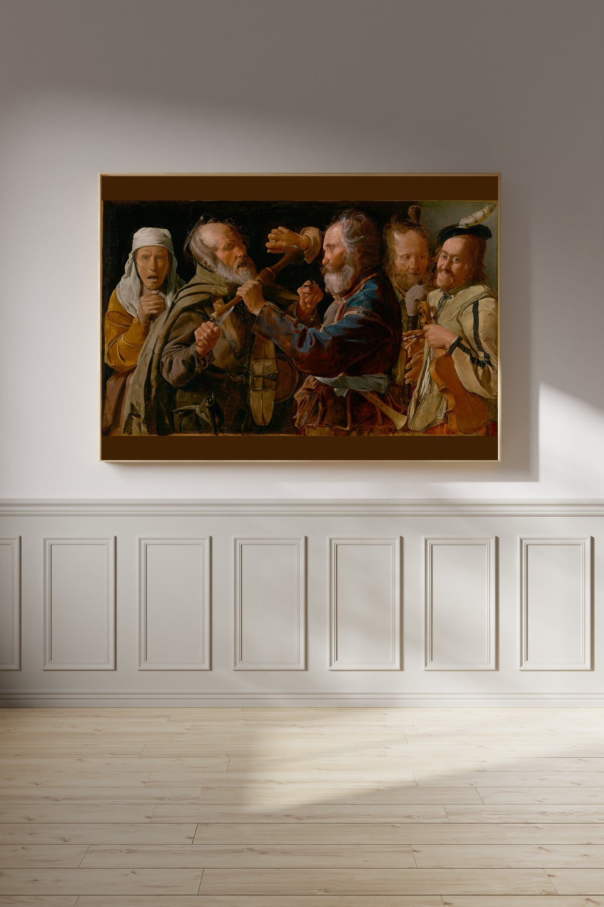 Georges de La Tour — The Musicians' Brawl | Fine Art Print