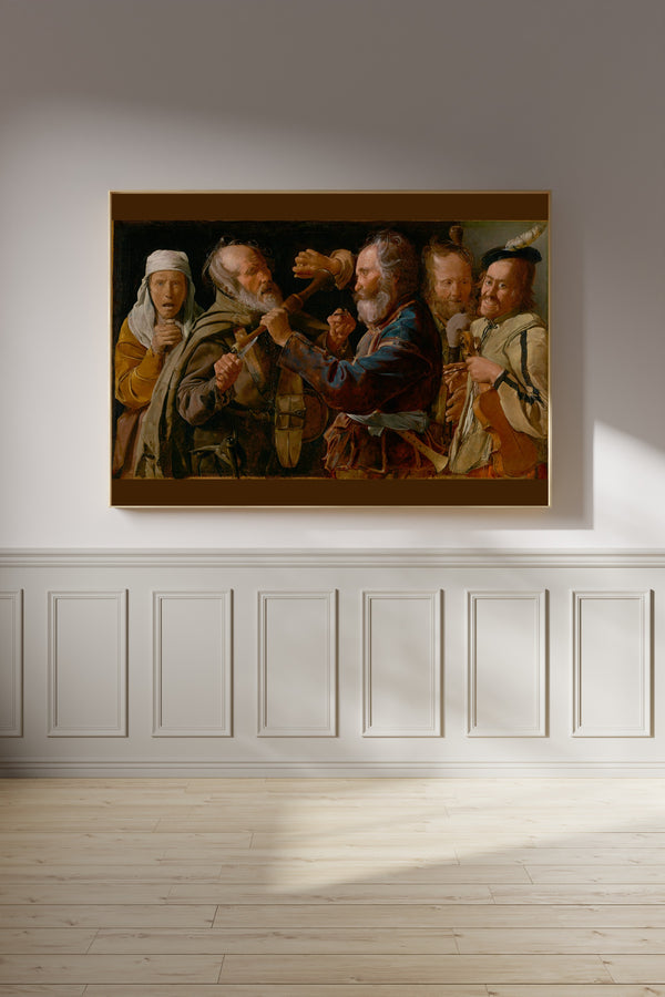 Georges de La Tour — The Musicians' Brawl | Fine Art Print