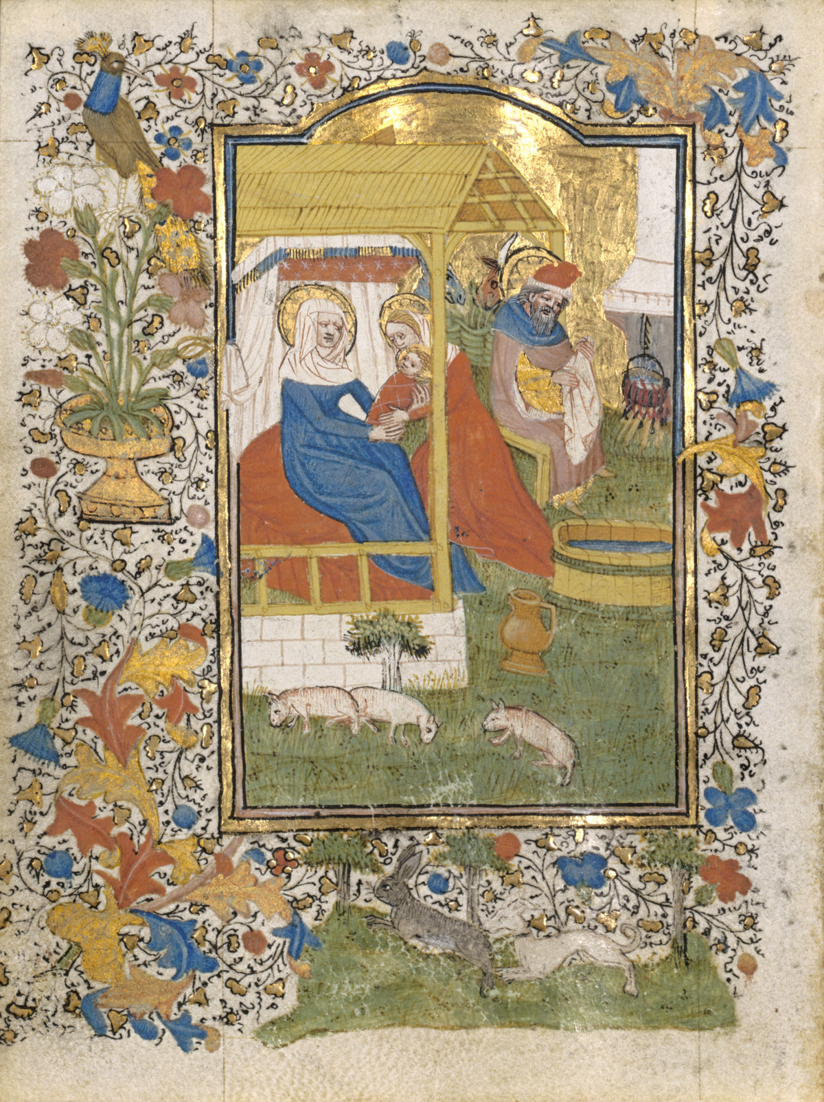 Henri d'Orquevaulx — The Nativity | Illuminated Manuscript Print