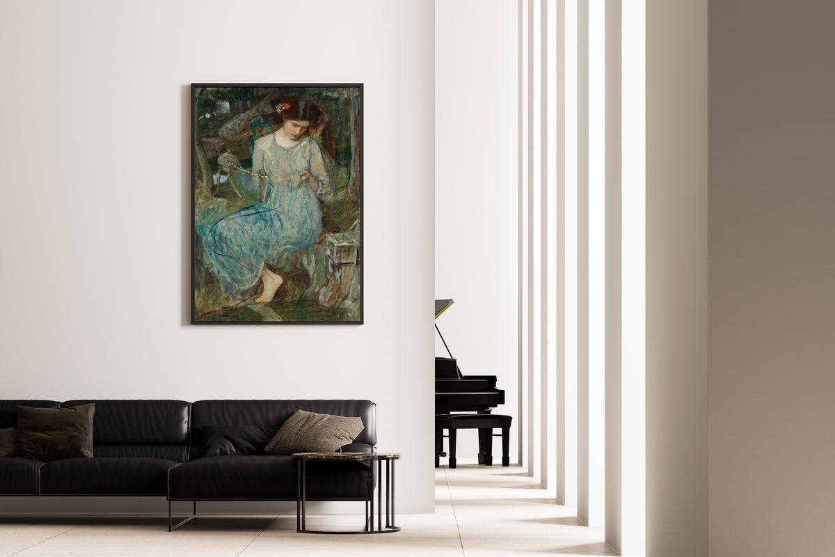 John William Waterhouse — The Necklace | Pre-Raphaelite Art Print