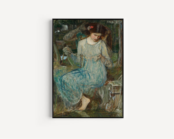 John William Waterhouse — The Necklace | Pre-Raphaelite Art Print