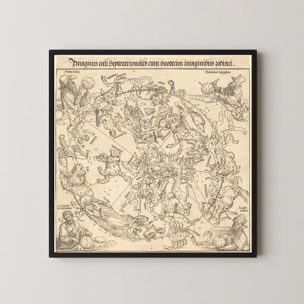 Albrecht Dürer — The Northern Celestial Hemisphere | Woodcut Print