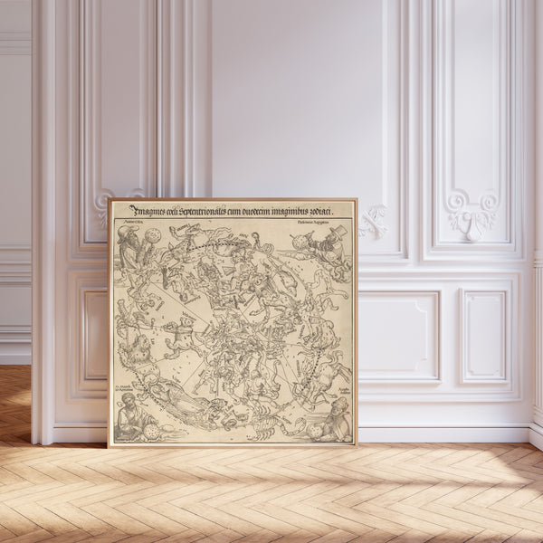 Albrecht Dürer — The Northern Celestial Hemisphere | Woodcut Print