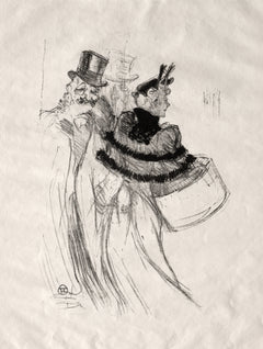 Henri de Toulouse-Lautrec — The Old Gentlemen | Lithograph Print