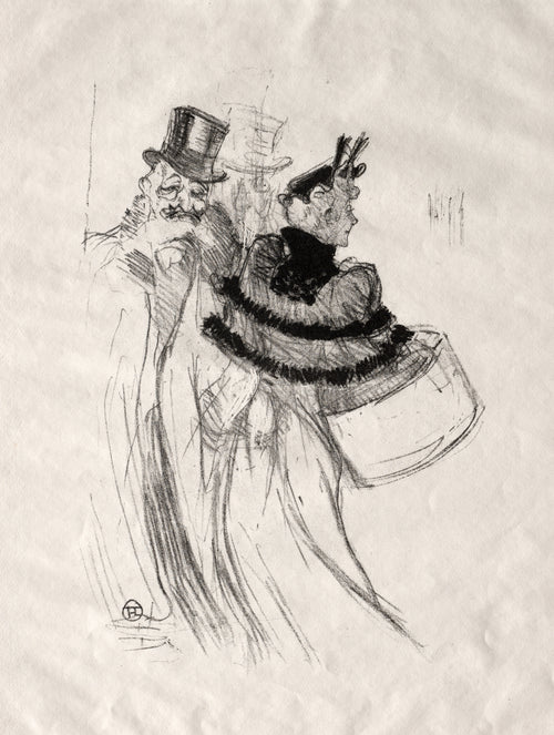 Henri de Toulouse-Lautrec — The Old Gentlemen | Lithograph Print