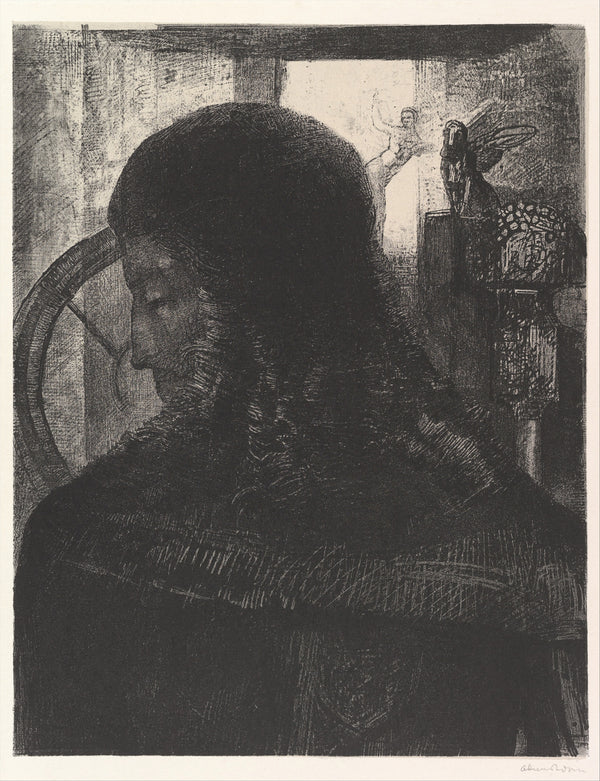 Odilon Redon — The Old Knight | Symbolist Art Print