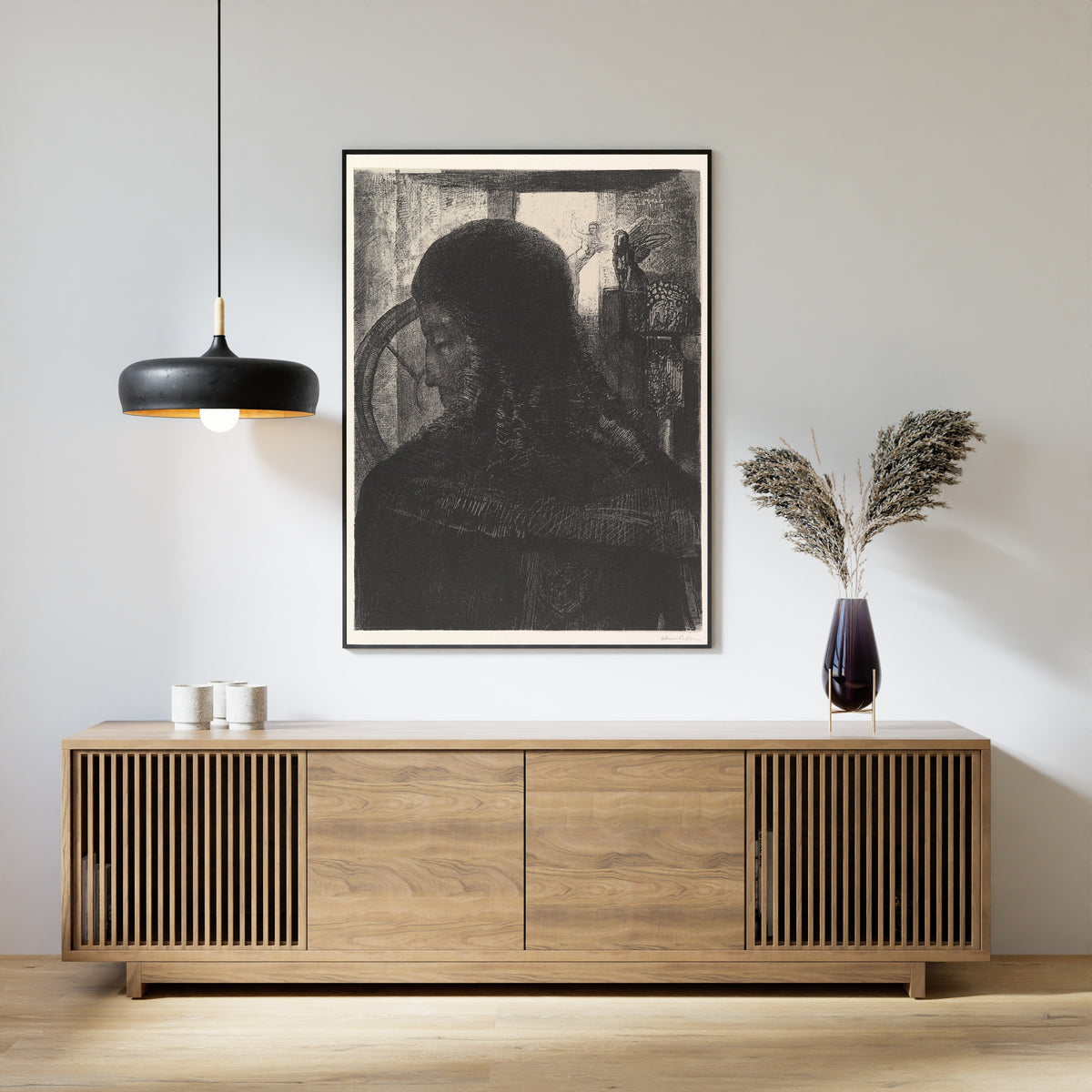 Odilon Redon — The Old Knight | Symbolist Art Print