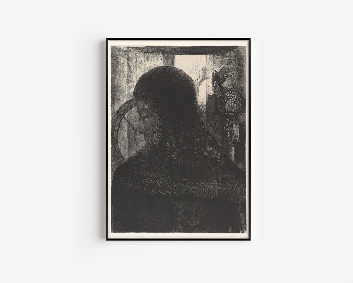 Odilon Redon — The Old Knight | Symbolist Art Print