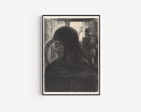 Odilon Redon — The Old Knight | Symbolist Art Print
