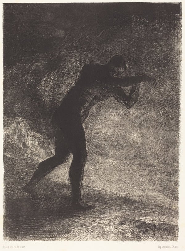 Odilon Redon — The Origins: And Man Appeared | Symbolist Art Print