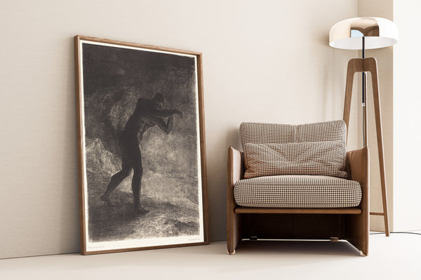 Odilon Redon — The Origins: And Man Appeared | Symbolist Art Print