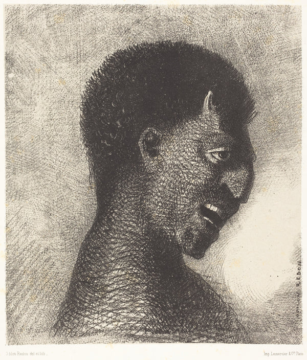 Odilon Redon — The Origins: The Satyr with the Cynical Smile | Symbolist Art Print