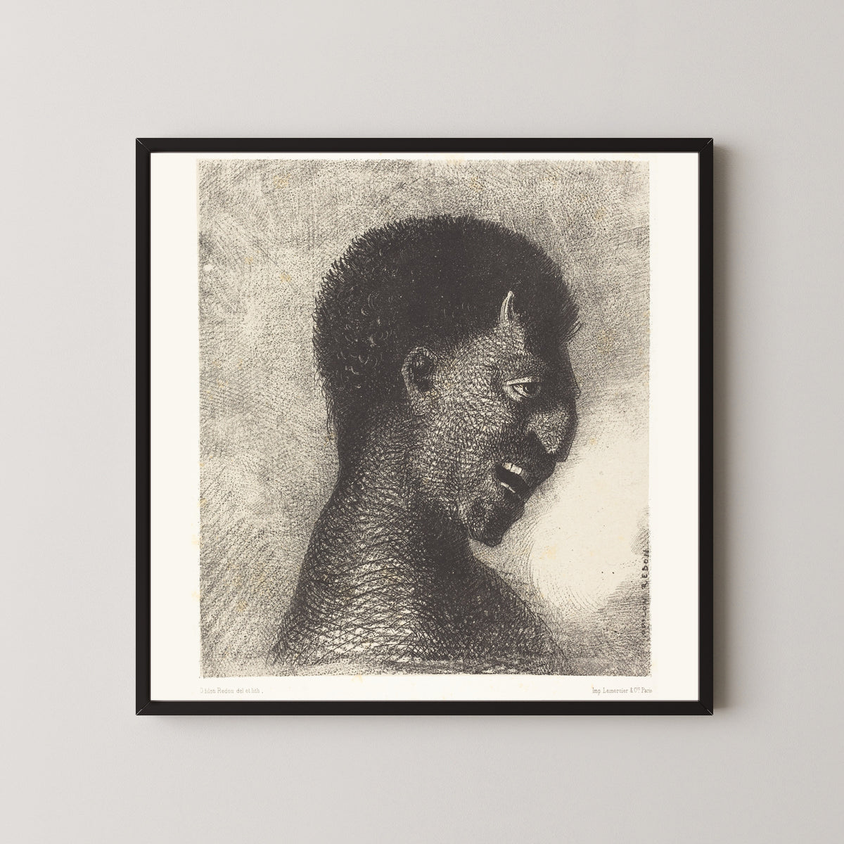 Odilon Redon — The Origins: The Satyr with the Cynical Smile | Symbolist Art Print