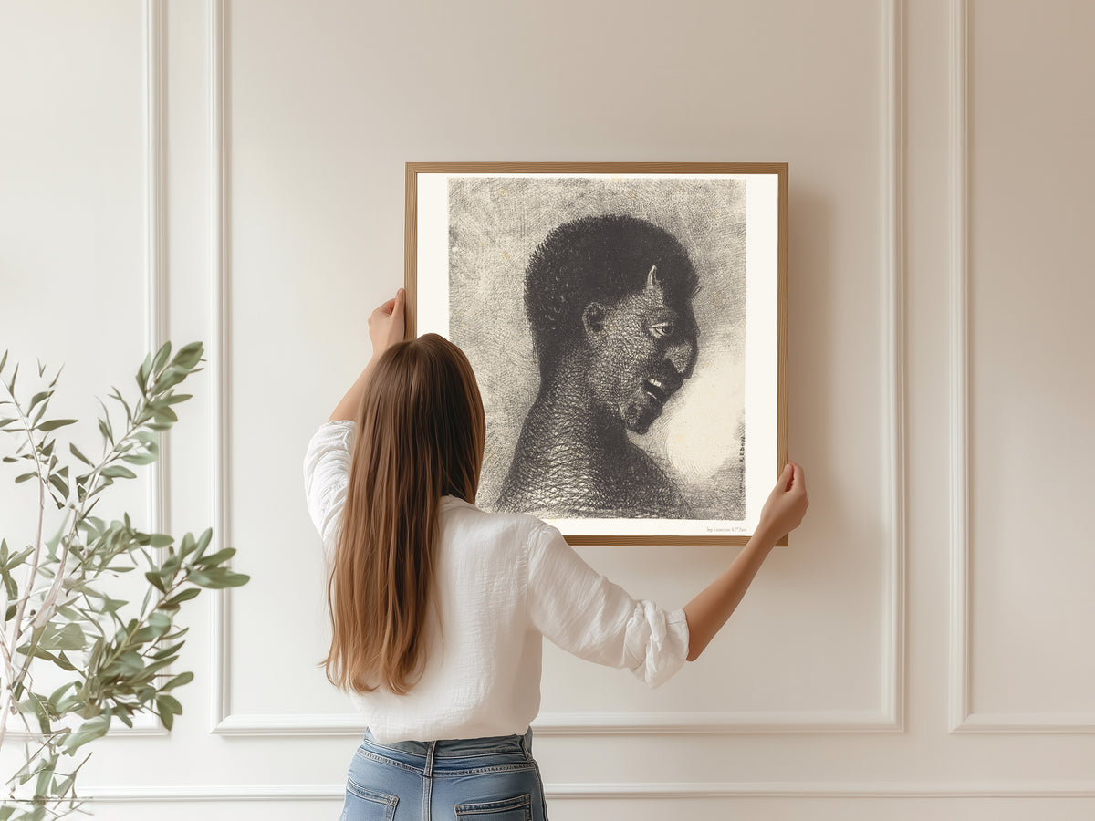 Odilon Redon — The Origins: The Satyr with the Cynical Smile | Symbolist Art Print