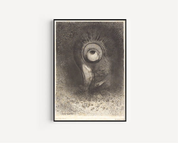 Odilon Redon — The Origins: There Was Perhaps a First Vision Attempted in the Flower | Symbolist Art Print