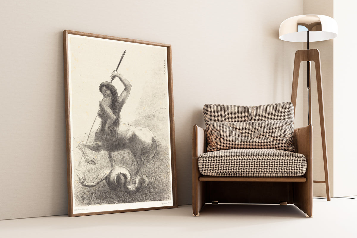 Odilon Redon — The Origins: There Were Struggles and Vain Victories | Symbolist Art Print
