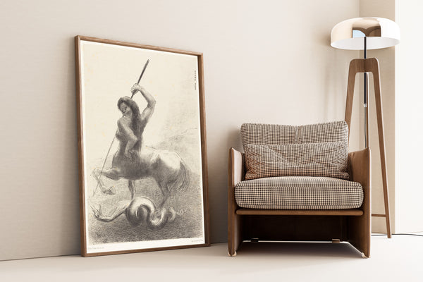 Odilon Redon — The Origins: There Were Struggles and Vain Victories | Symbolist Art Print