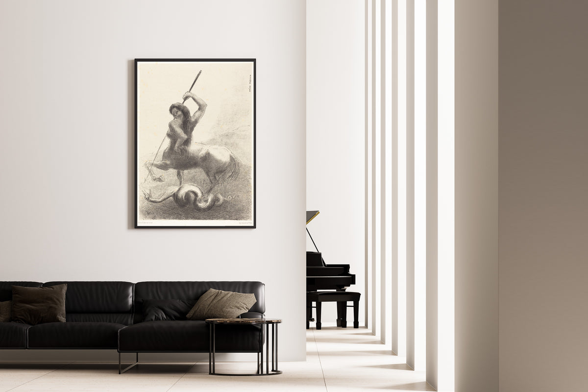 Odilon Redon — The Origins: There Were Struggles and Vain Victories | Symbolist Art Print