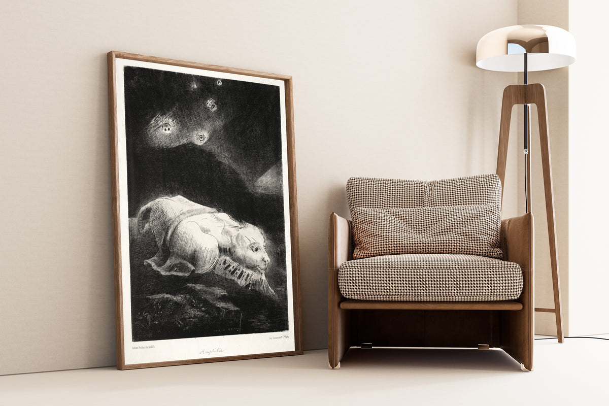 Odilon Redon — The Origins: When Life Was Awakening in the Depths of Obscure Matter | Symbolist Art Print