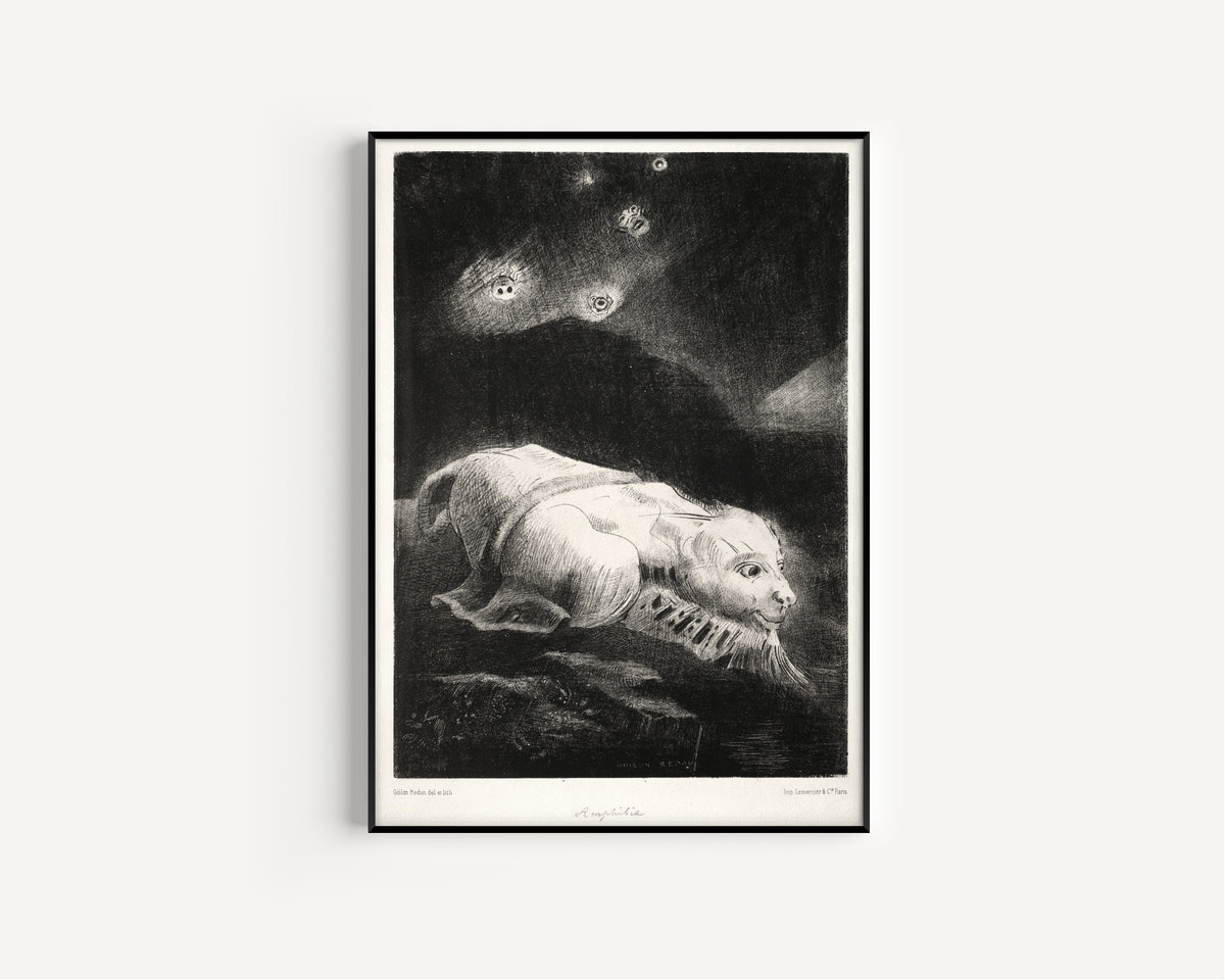 Odilon Redon — The Origins: When Life Was Awakening in the Depths of Obscure Matter | Symbolist Art Print