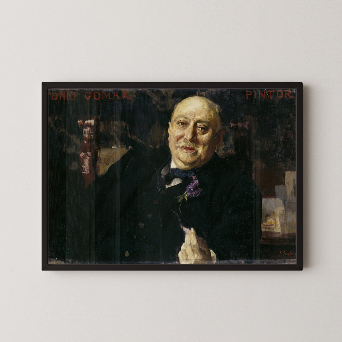 Joaquín Sorolla — The Painter Antonio Gomar y Gomar | Fine Art Print