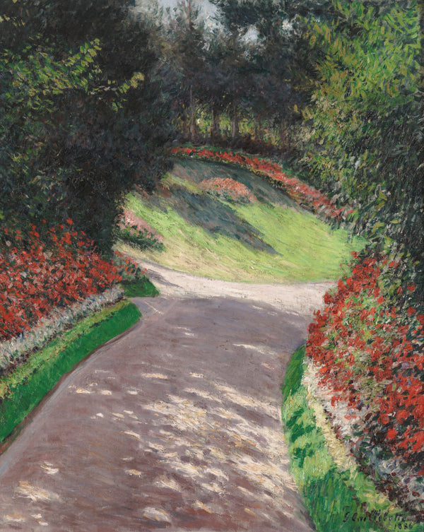 Gustave Caillebotte — The Path in the Garden | Fine Art Print