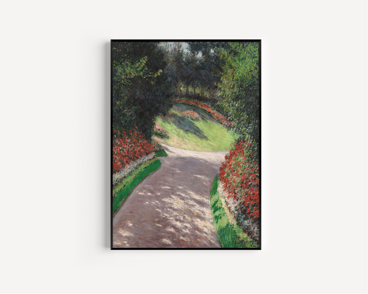 Gustave Caillebotte — The Path in the Garden | Fine Art Print