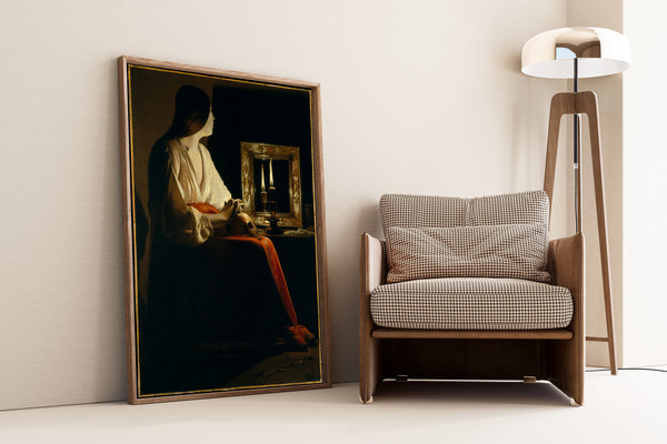 Georges de La Tour — The Penitent Magdalene | Fine Art Print