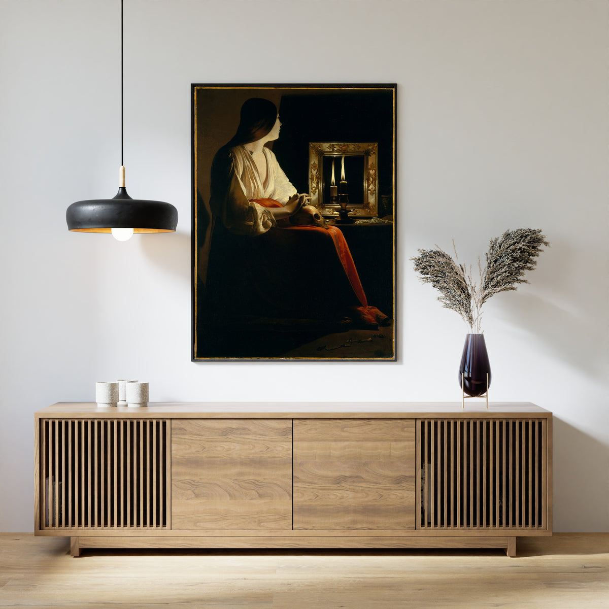 Georges de La Tour — The Penitent Magdalene | Fine Art Print