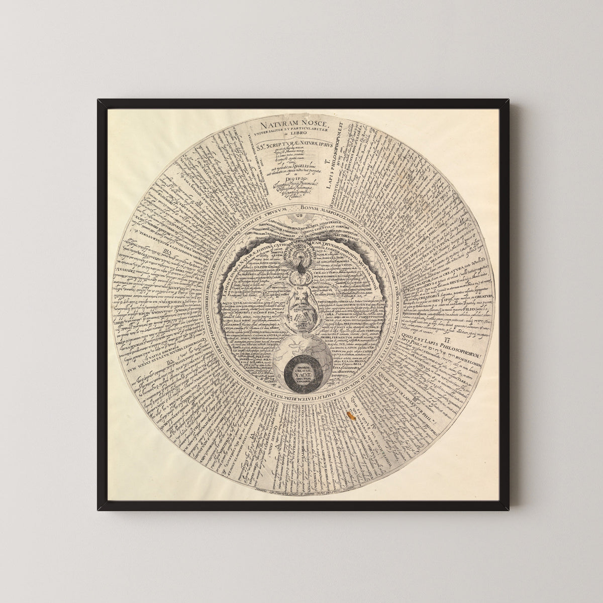 Heinrich Khunrath — The Philosopher's Stone (Amphitheatrum sapientiae aeternae) | Alchemical Engraving Print