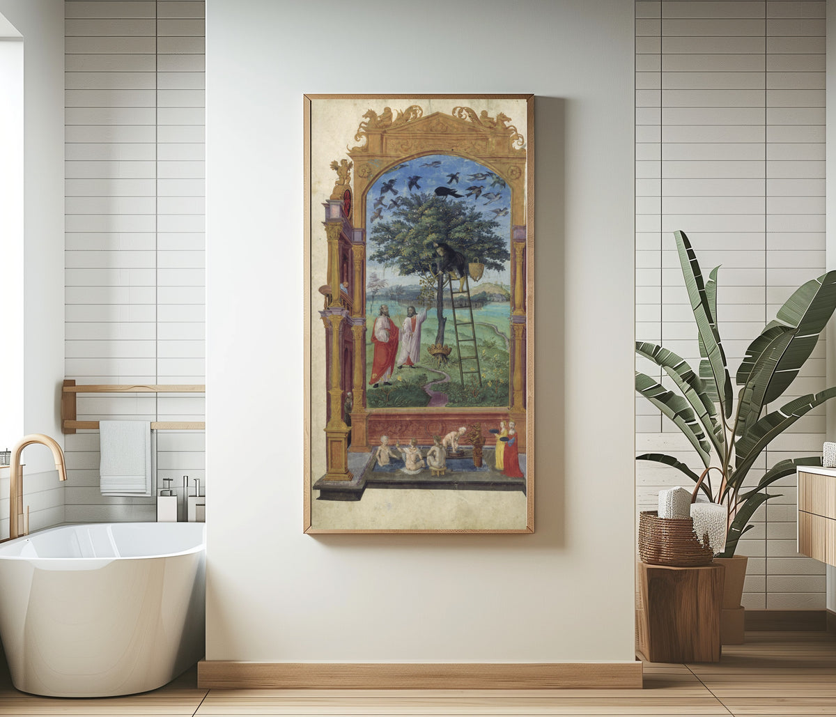 Splendor Solis — The Philosophical Tree | Illuminated Manuscript Print