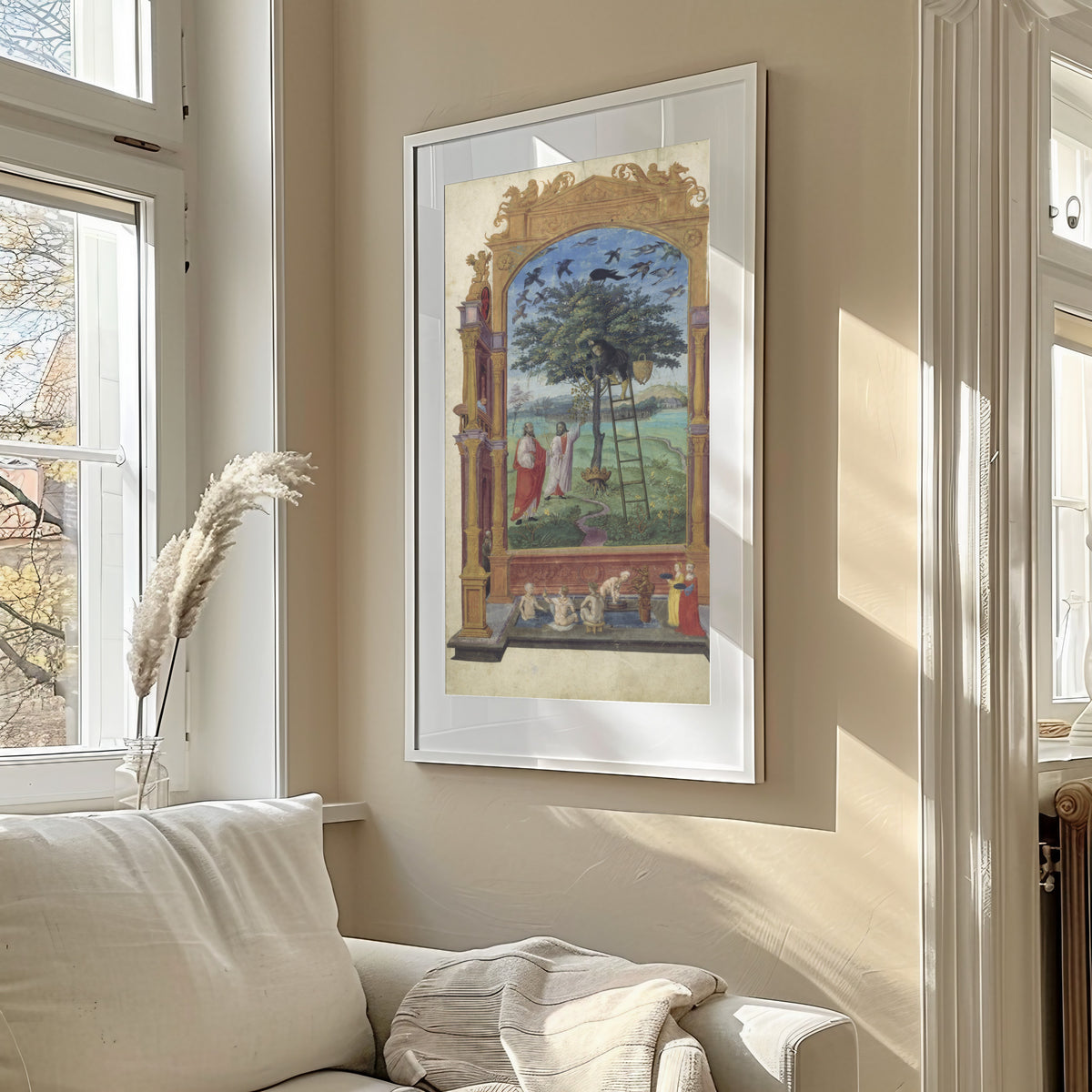 Splendor Solis — The Philosophical Tree | Illuminated Manuscript Print