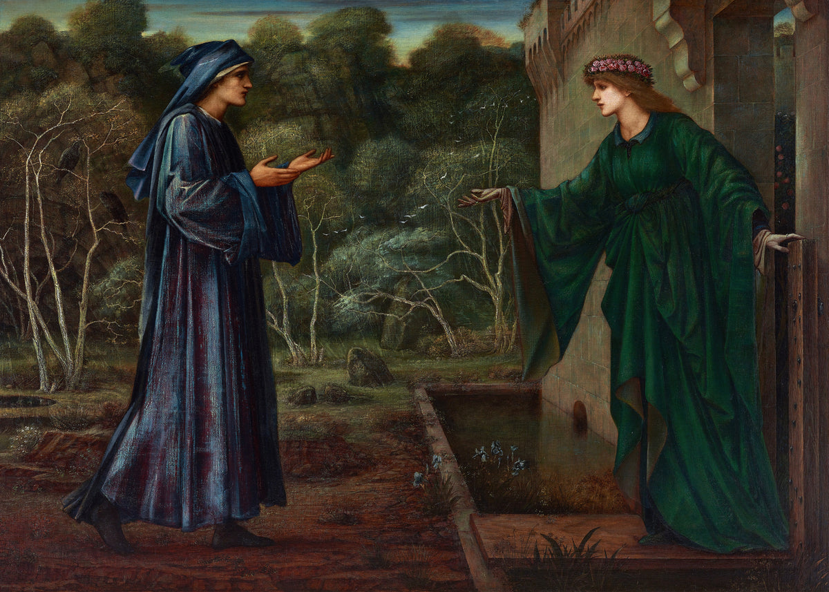 Edward Burne-Jones — The Pilgrim at the Gate of Idleness | Pre-Raphaelite Art Print