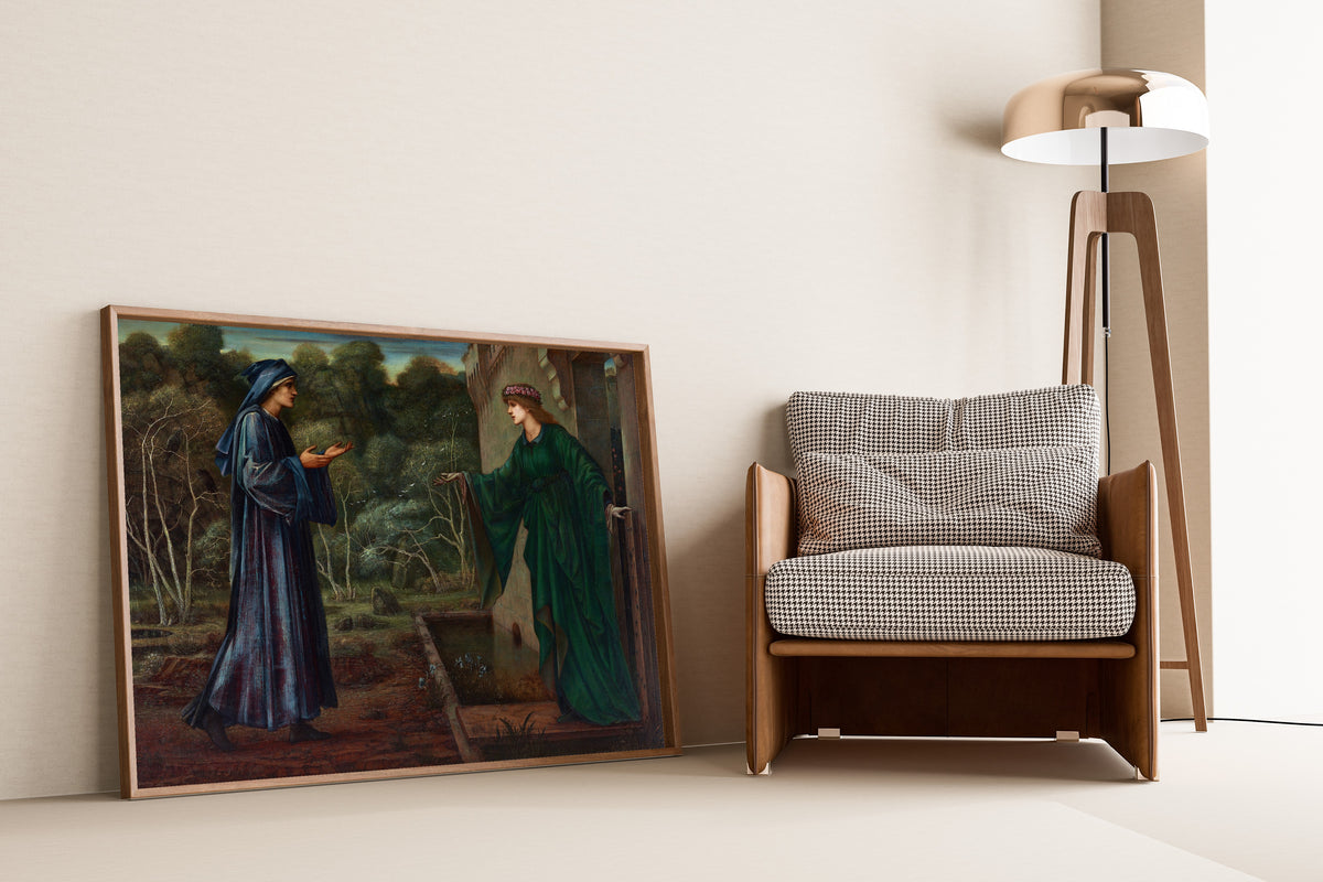 Edward Burne-Jones — The Pilgrim at the Gate of Idleness | Pre-Raphaelite Art Print