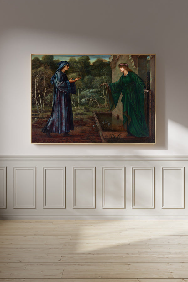 Edward Burne-Jones — The Pilgrim at the Gate of Idleness | Pre-Raphaelite Art Print