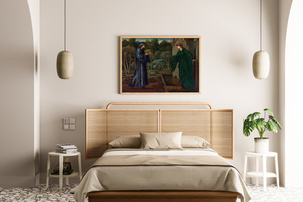 Edward Burne-Jones — The Pilgrim at the Gate of Idleness | Pre-Raphaelite Art Print