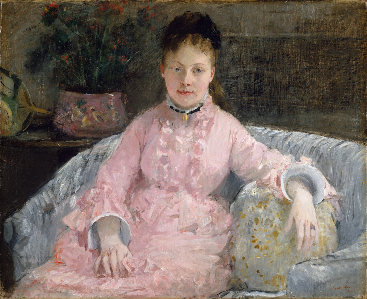 Berthe Morisot — The Pink Dress (Albertie-Marguerite Carré) | Fine Art Print
