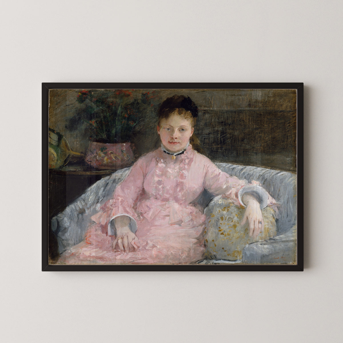 Berthe Morisot — The Pink Dress (Albertie-Marguerite Carré) | Fine Art Print