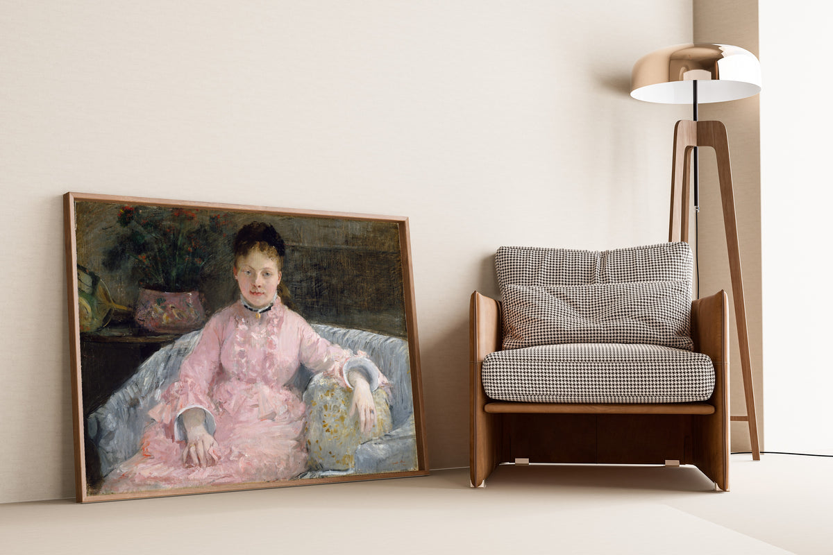 Berthe Morisot — The Pink Dress (Albertie-Marguerite Carré) | Fine Art Print