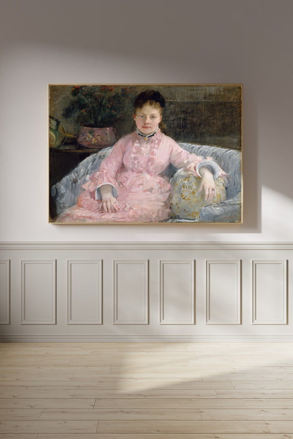 Berthe Morisot — The Pink Dress (Albertie-Marguerite Carré) | Fine Art Print