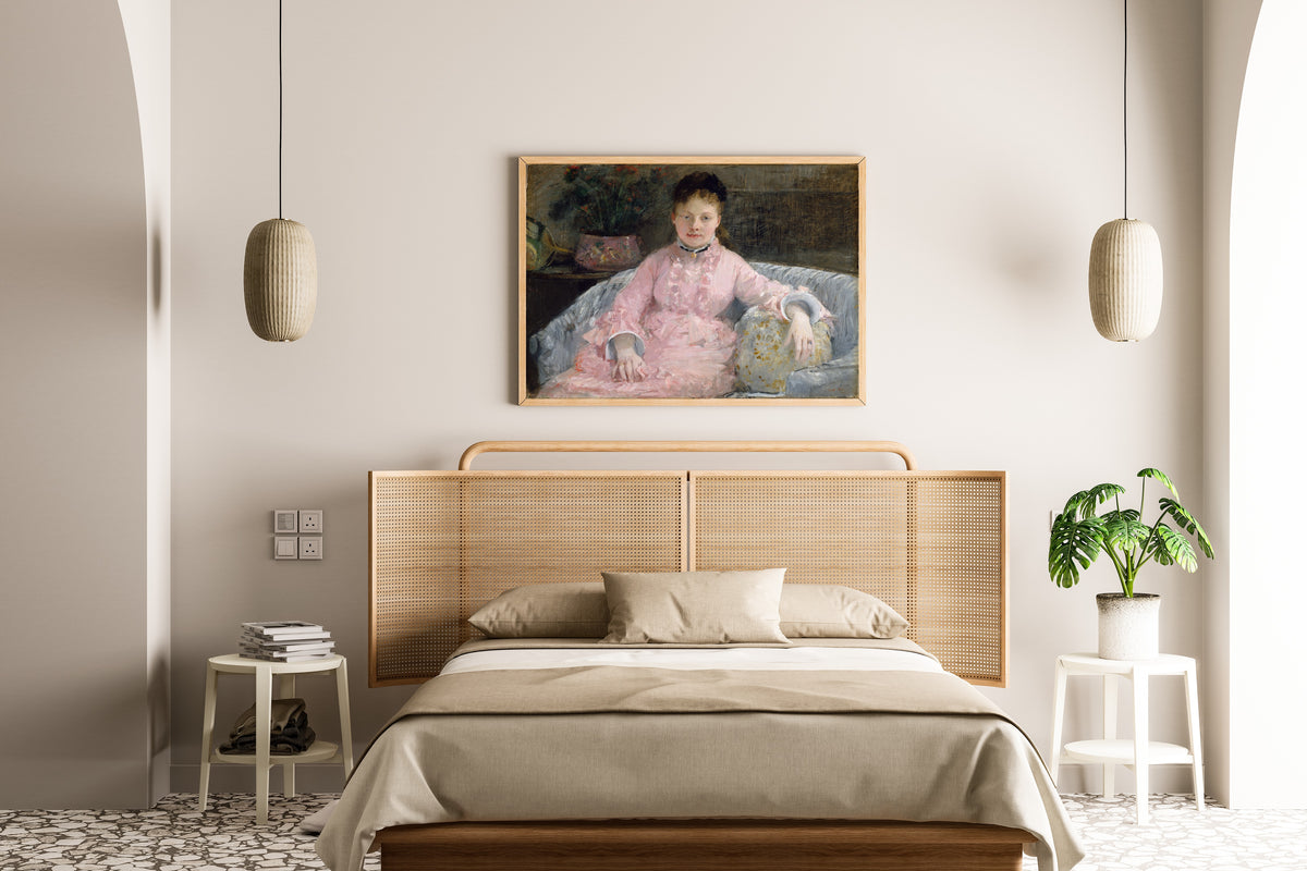 Berthe Morisot — The Pink Dress (Albertie-Marguerite Carré) | Fine Art Print