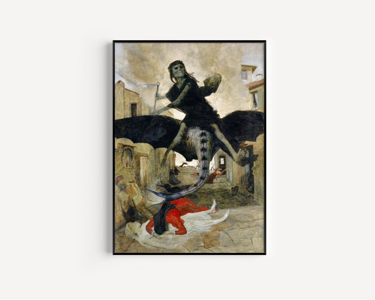 Arnold Böcklin — The Plague | Symbolist Art Print
