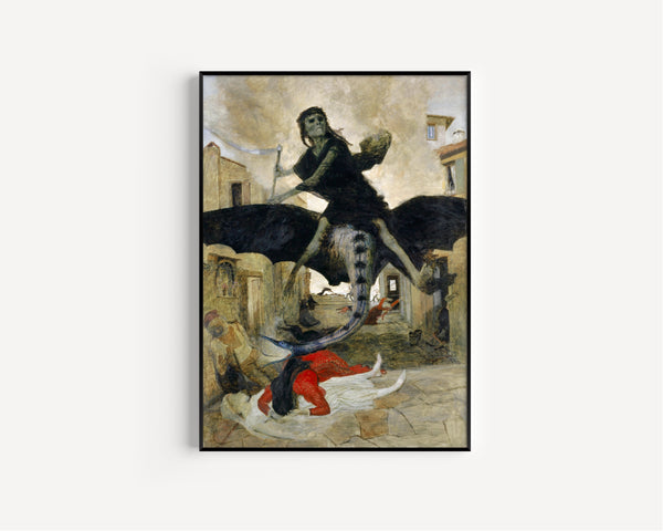 Arnold Böcklin — The Plague | Symbolist Art Print