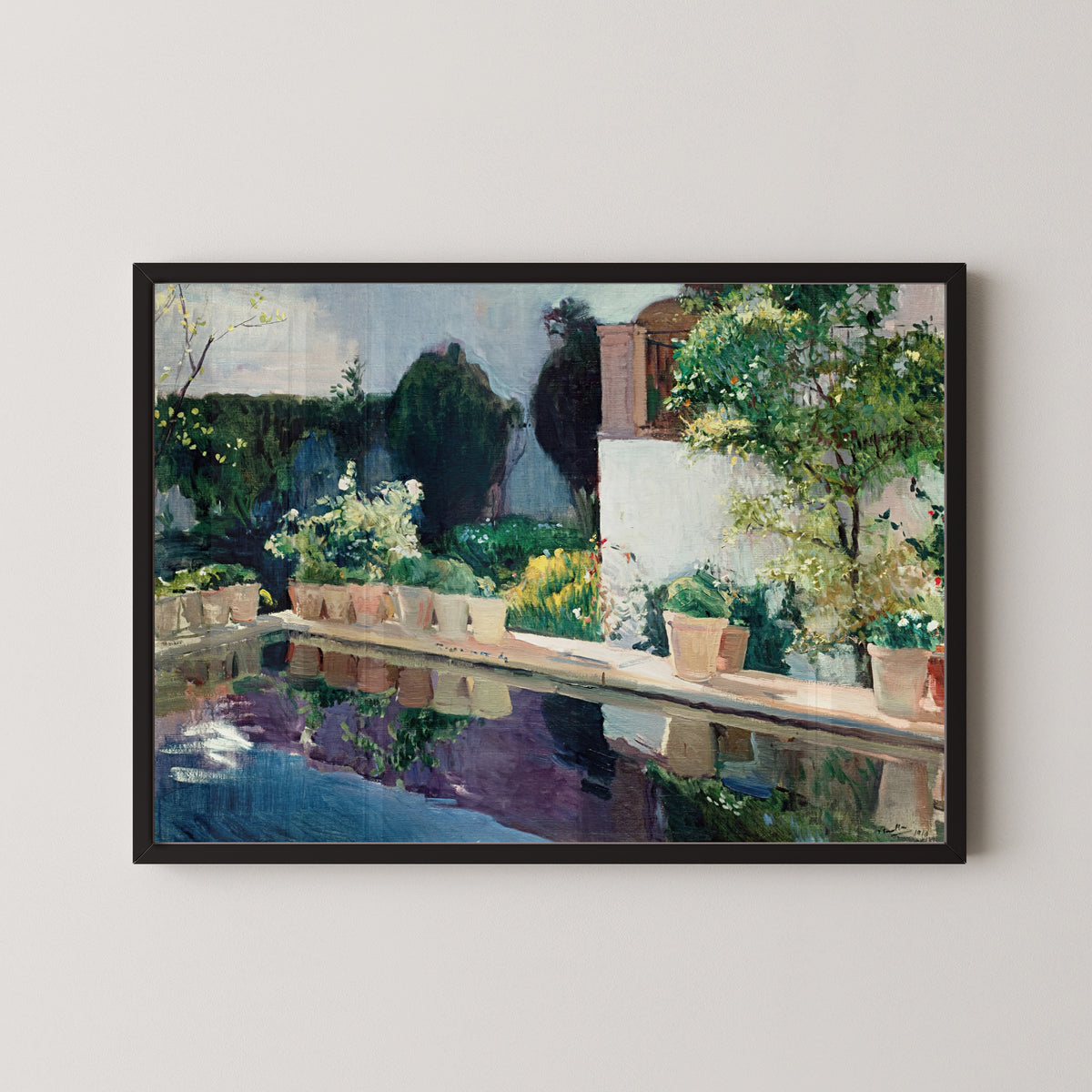 Joaquín Sorolla — The Pool, Alcázar of Seville | Fine Art Print