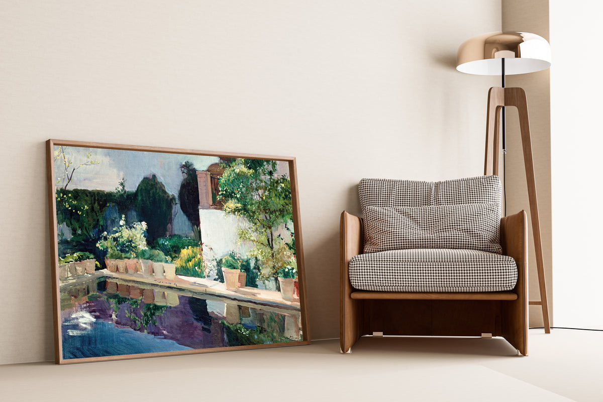 Joaquín Sorolla — The Pool, Alcázar of Seville | Fine Art Print