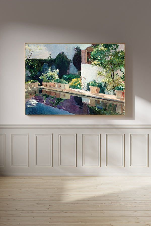 Joaquín Sorolla — The Pool, Alcázar of Seville | Fine Art Print