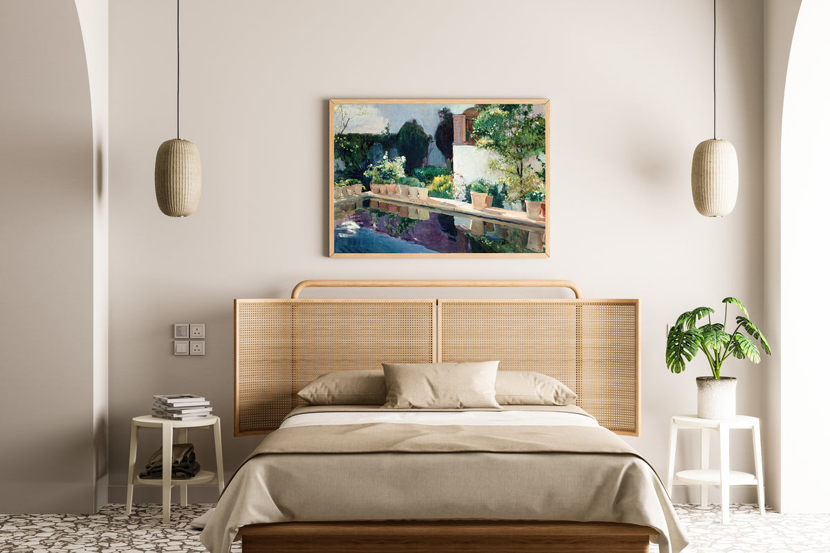 Joaquín Sorolla — The Pool, Alcázar of Seville | Fine Art Print